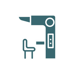 sensorama icon. Filled sensorama icon from ai and future technology collection. Glyph vector isolated on white background. Editable sensorama symbol can be used web and mobile