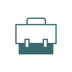 messenger bag icon. Filled messenger bag icon from clothes and outfit collection. Glyph vector isolated on white background. Editable messenger bag symbol can be used web and mobile