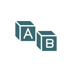 creche icon. Filled creche icon from education and science collection. Glyph vector isolated on white background. Editable creche symbol can be used web and mobile