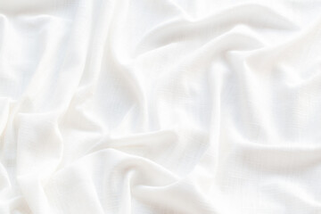Obraz premium natural fabric linen texture for design. sackcloth textured. White Canvas for Background.