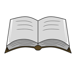 book illustration, book icon with an elegant concept, suitable for simple designs