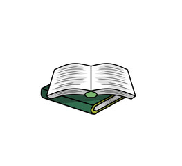 book illustration, book icon with an elegant concept, suitable for simple designs