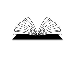 book illustration, book icon with an elegant concept, suitable for simple designs