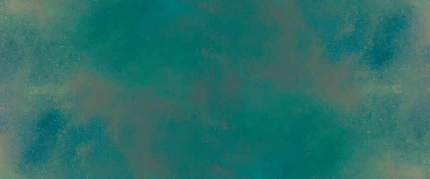 Green blue watercolor concept background. Blue watercolor vector background with space for text