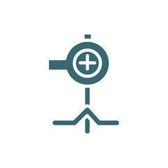 pitching machine icon. Filled pitching machine icon from technology collection. Glyph vector isolated on white background. Editable pitching machine symbol can be used web and mobile