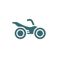 motorbike sign icon. Filled motorbike sign icon from transportation collection. Glyph vector isolated on white background. Editable motorbike sign symbol can be used web and mobile