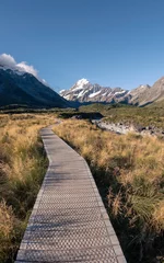 Papier peint photo  hiking in new zealand vertical landscape wallpaper  © Daniel Thomas