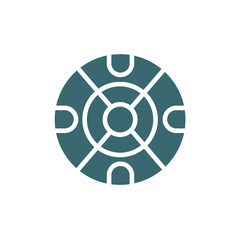 iron shoot icon. Filled iron shoot icon from Fitness and Gym collection. Glyph vector isolated on white background. Editable iron shoot symbol can be used web and mobile