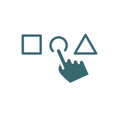 Obraz premium choose icon. Filled choose icon from startup and success collection. Glyph vector isolated on white background. Editable choose symbol can be used web and mobile