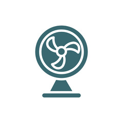 ventilator icon. Filled ventilator icon from technology collection. Glyph vector isolated on white background. Editable ventilator symbol can be used web and mobile