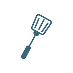 spatula utensil icon. filled spatula utensil icon from restaurant collection. flat glyph vector isolated on white background. Editable spatula utensil symbol can be used web and mobile