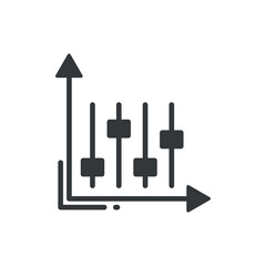 tones icon.filled tones icon from business collection. flat glyph vector isolated on white background. Editable tones symbol can be used web and mobile