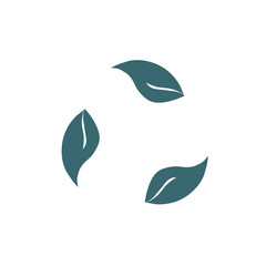 recycling symbol icon. Filled recycling symbol, arrow icon from ecology collection. Flat glyph vector isolated on white background. Editable recycling symbol symbol can be used web and mobile