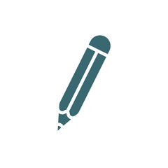 edit pencil icon. filled edit pencil, pencil icon from education collection. flat glyph vector isolated on white background. Editable edit pencil symbol can be used web and mobile