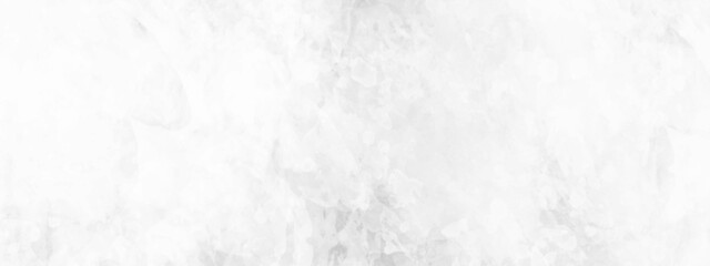 White, grey watercolor textured on white paper background. silver watercolor painting banner, textured design on white paper.
