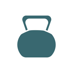 kettlebell icon. Filled kettlebell icon from health and medical collection. Flat glyph vector isolated on white background. Editable kettlebell symbol can be used web and mobile