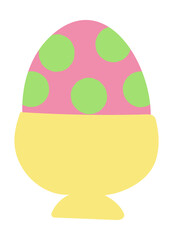 Easter egg cup holder