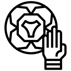 hand line icon,linear,outline,graphic,illustration
