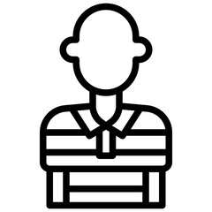 referee line icon,linear,outline,graphic,illustration