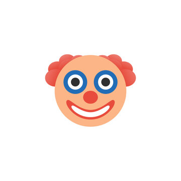 head clown icon design vector