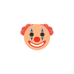 head clown icon design vector