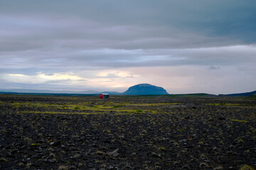Landscape near Hella near the volcano Hekla