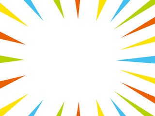 紙背景漫画集中線背景
