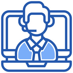 call center line icon,linear,outline,graphic,illustration