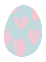 Watercolor easter egg