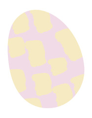 Watercolor easter egg