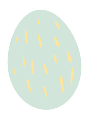 Watercolor easter egg