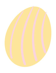 Watercolor easter egg