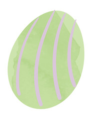 Obraz premium Watercolor easter egg