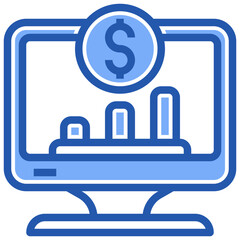 investment line icon,linear,outline,graphic,illustration