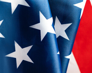 United states of America national flag.red white and blue stripes and stars.4th of July ,veteran's day,memorial day,labour day, president's day