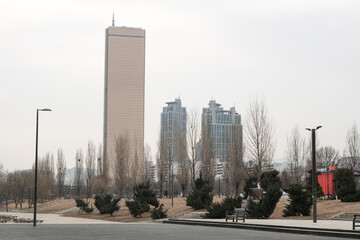 漢江の岸辺に広がる汝矣島漢江公園