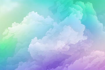Abstract Gradient Background with Pastel Color and Cloud Texture