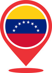 Venezuela flag pin map  20230313109