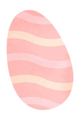 Watercolor easter egg