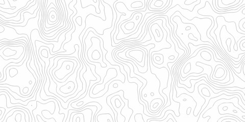Topographic map. Geographic mountain relief. Abstract lines background. Contour maps. Vector illustration, Topo contour map on white background, Topographic contour lines vector map seamless pattern.