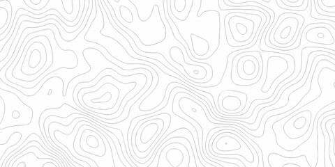 Topographic map. Geographic mountain relief. Abstract lines background. Contour maps. Vector illustration, Topo contour map on white background, Topographic contour lines vector map seamless pattern.