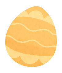 Watercolor easter egg