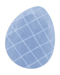 Watercolor easter egg