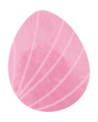 Watercolor easter egg
