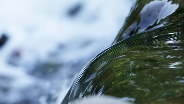 Clear streams flow through the stony bottom rivers in abundance