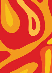 Abstract topography contour landscape texture background vector illustration, Hand drawn retro and vintage pattern design