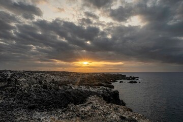 Sunset from English bay, The Ascension island