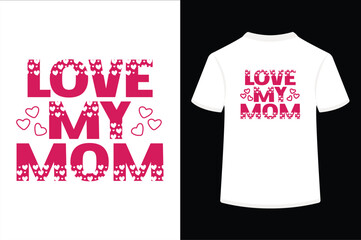 Mother's day creative and unique typography design