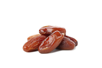 Concept of sweet and tasty food - dates, isolated on white background