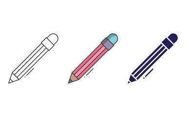 Fototapeta premium Pencil vector icon